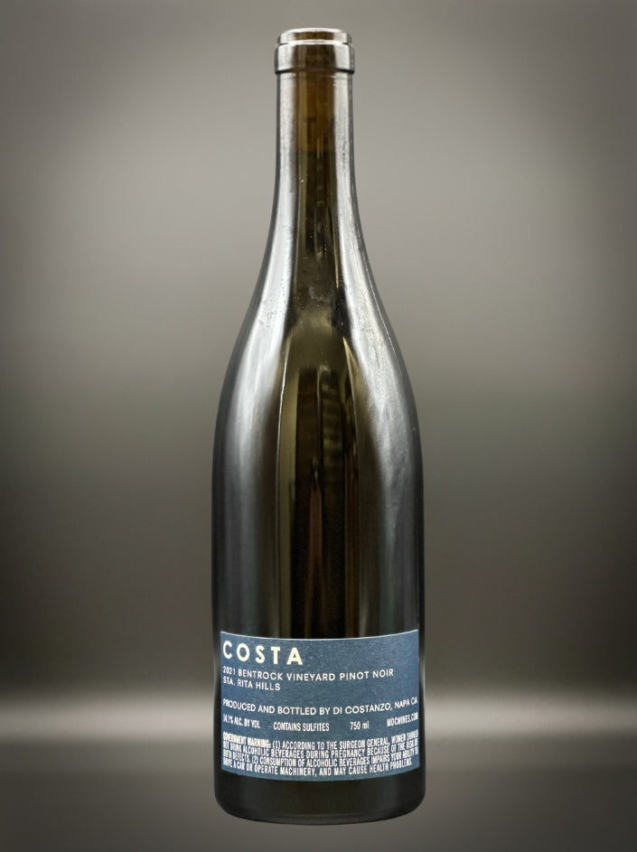 Di Costanzo Costa 2021 'Bentrock' Pinot Noir